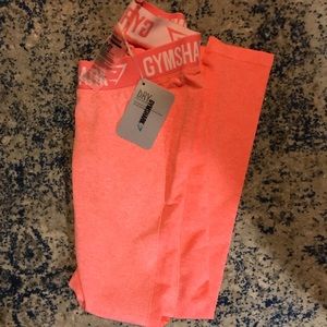 Peach coral flex gymshark leggings